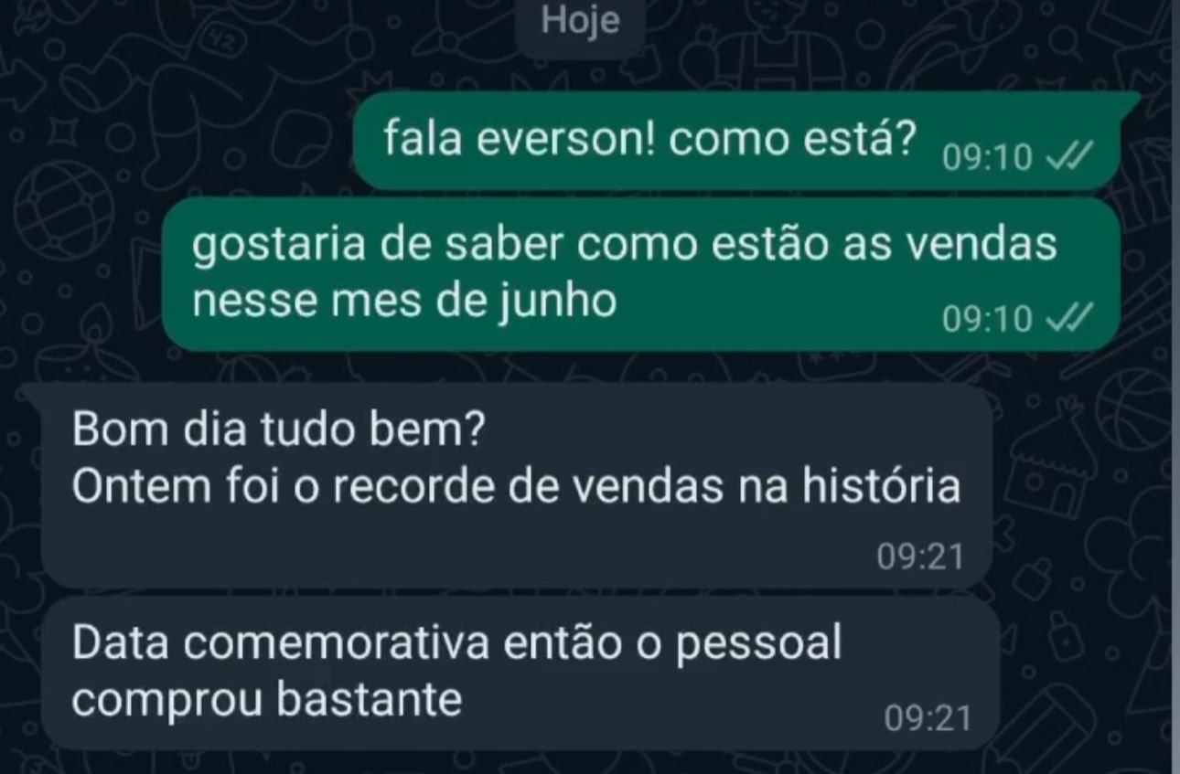 Everson recorde de vendas
